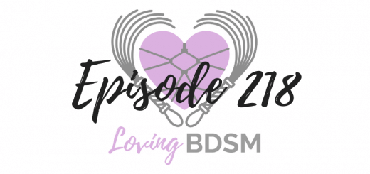 episode 218 of the Loving BDSM podcast discussing communication tips for kinky relationships