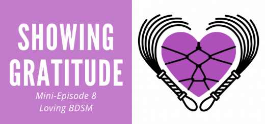 ways to show gratitude in your D/s relationship for Loving BDSM mini podcast episode 8